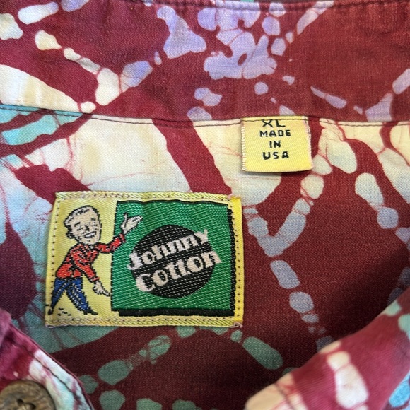 Rare Beautiful Johnny Cotton, long sleeve button up size extra large, nice print - Picture 3 of 10